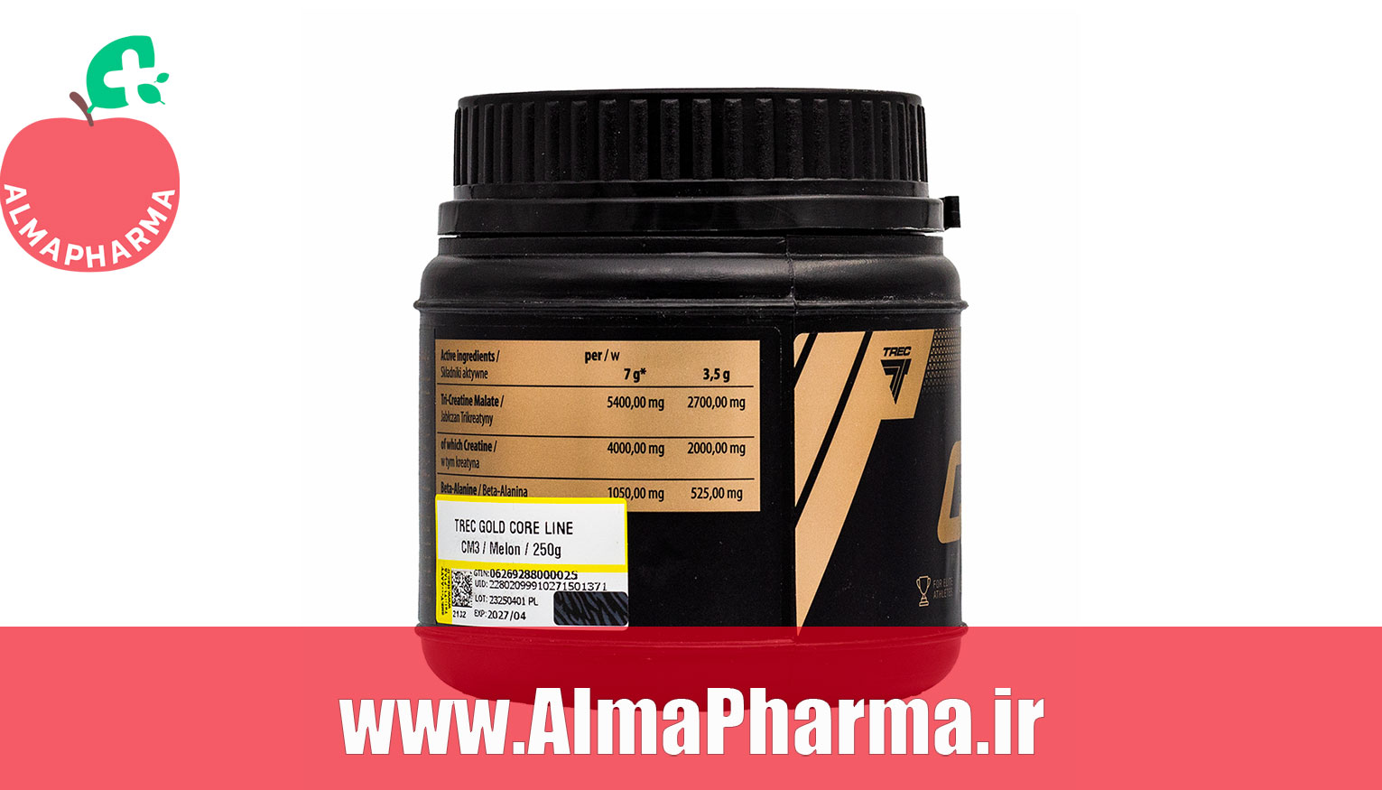 ترکیبات کراتین سی ام 3 گلد کر لاین ترک نوتریشن 250 گرم 