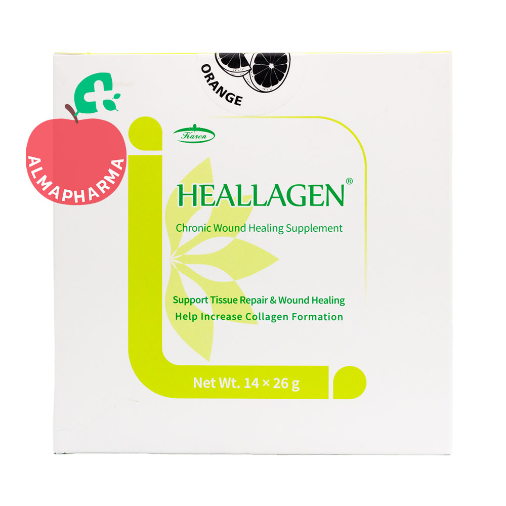 خرید پودر بهبود زخم های مقاوم هیلاژن کارن ۱۴ ساشه ۲۶ گرم