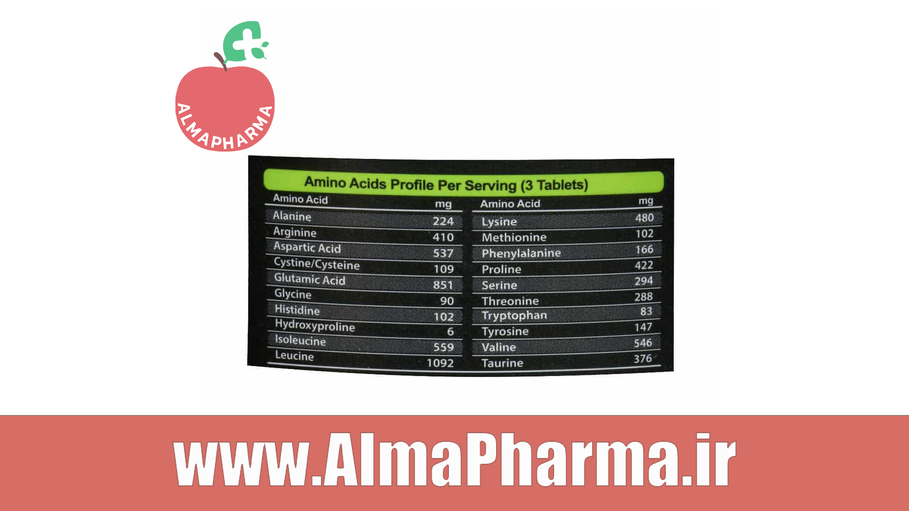 ترکیبات قرص آمینو پلاس 6800 پی ان سی کارن