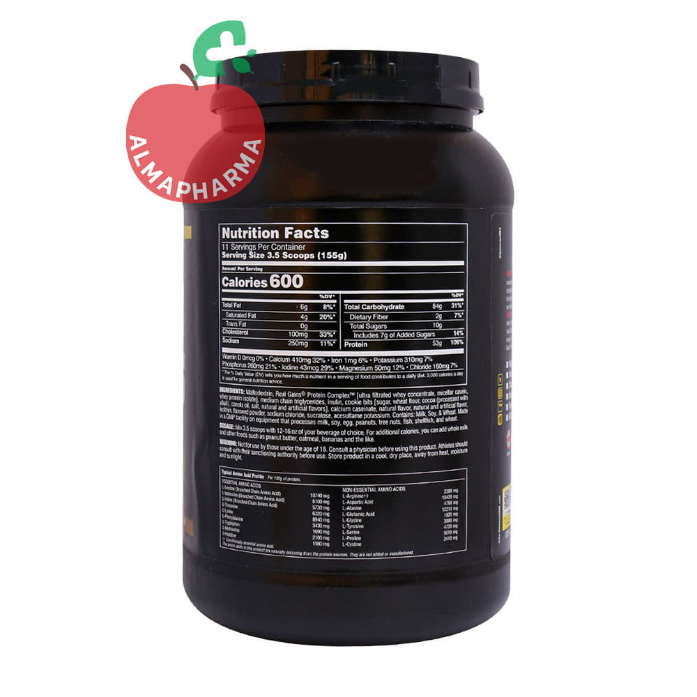 ترکیبات پودر ریل گینز یونیورسال نوتریشن