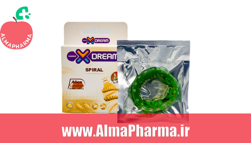خرید کاندوم فضایی ایکس دریم مدل چرخشی Spiral