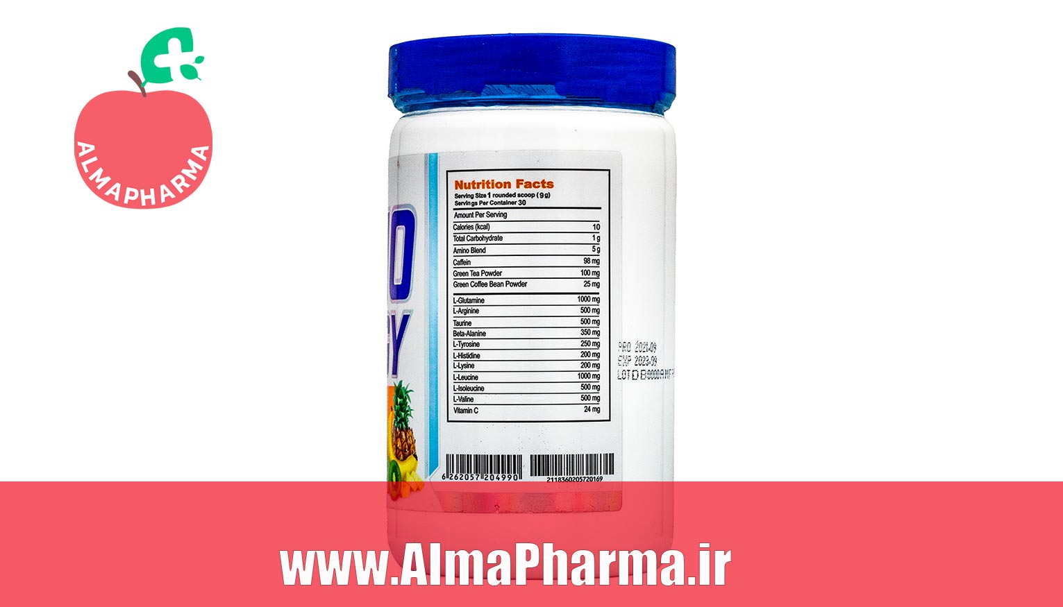 ترکیبات پودر آمینو انرژی دوبیس