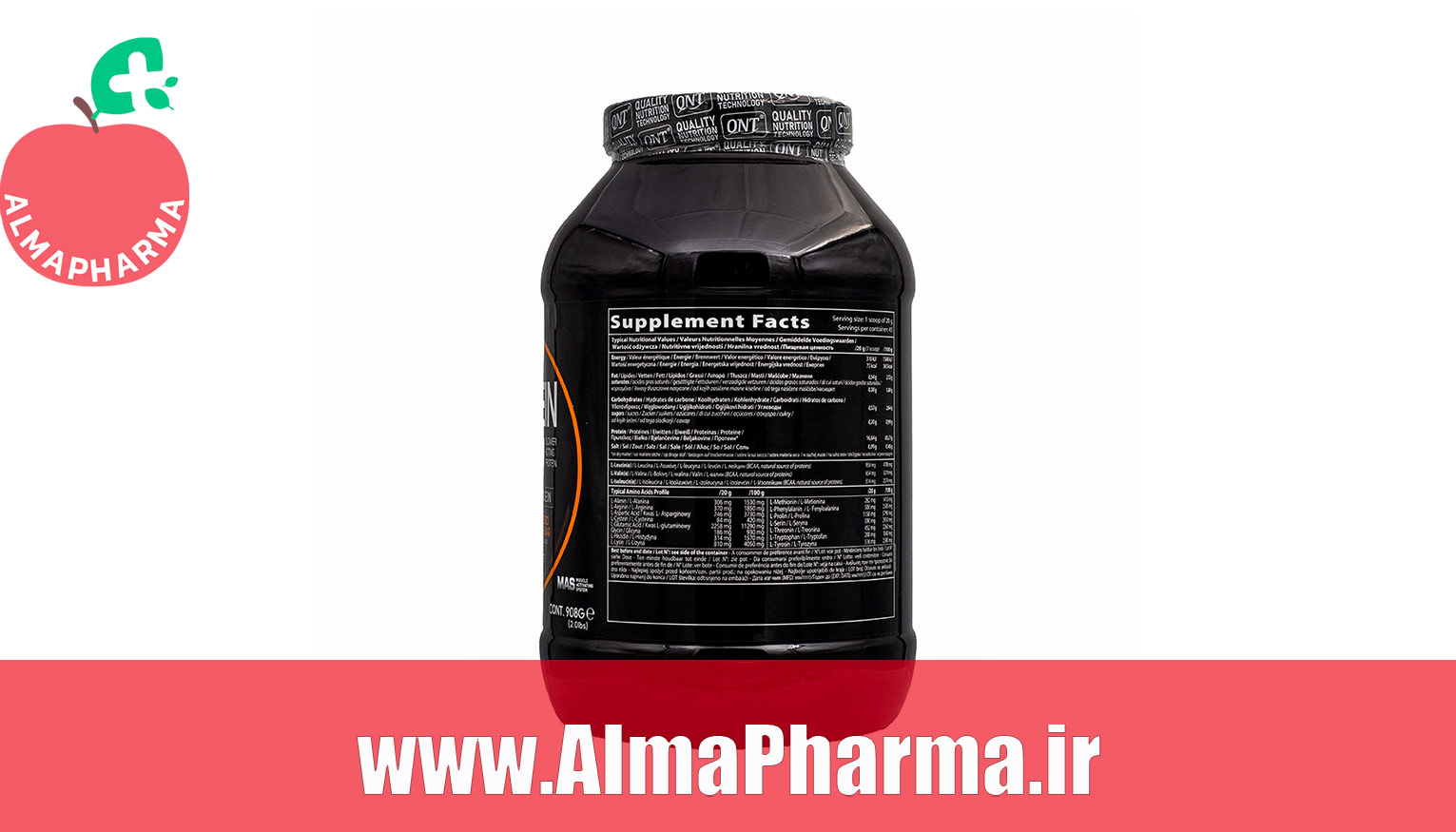 ترکیبات پودر پروتئین کازئین کیو ان تی