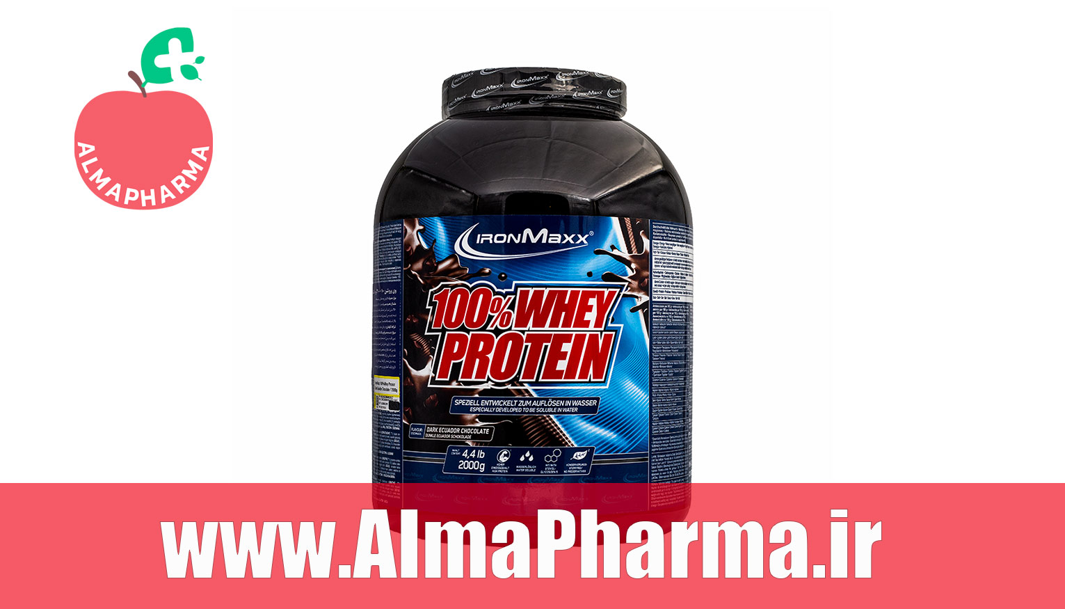خرید پودر پروتئین وی 100 درصد آیرون مکس