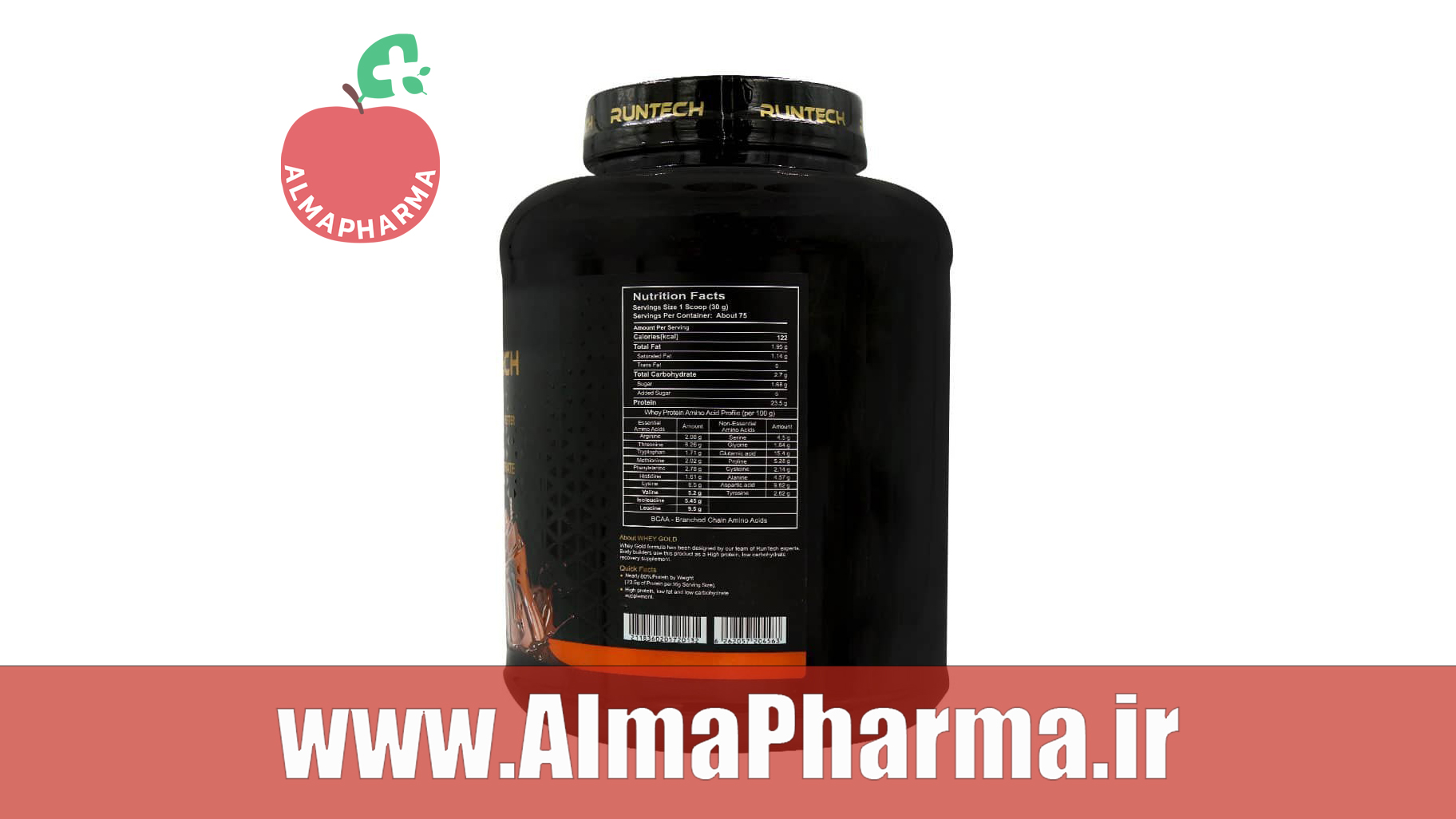 ترکیبات پودر پروتئین وی گلد رانتک