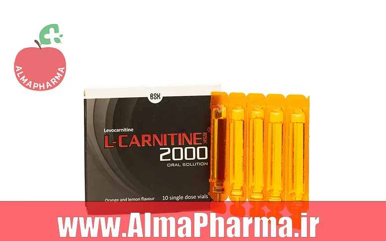 بنر نمای جلویی ویال ال کارنیتین بی اس کی 2000 برای افزایش انرژی، چربی سوزی و ریکاوری ورزشی