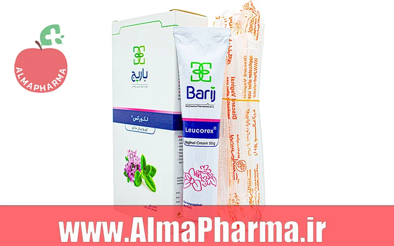 بنر نمای جلویی کرم واژینال لکورکس باریج برای کمک به درمان عفونت های کاندیدائی و گاردنرلائی واژن