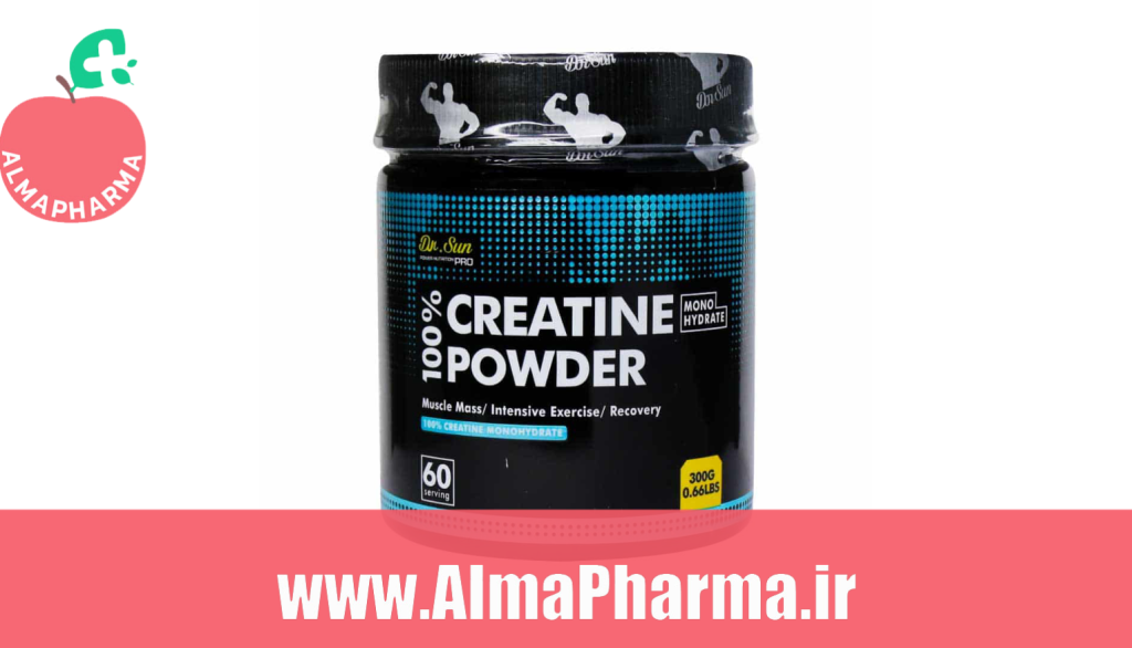 پودر کراتین مونوهیدرات دکتر سان 300 گرمی