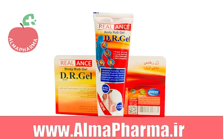 بنر نمای جلویی ژل ماساژ بدن ریلنس برای حس خنکی، آرامش و رفع خستگی موضعی بدن