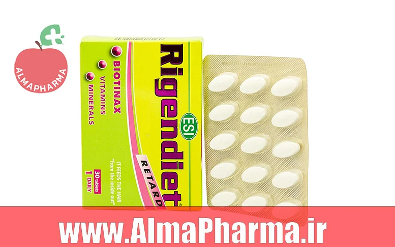 بنر نمای جلویی قرص ریجن دایت اسی برای تقویت مو، کاهش ریزش و سلامت ناخن
