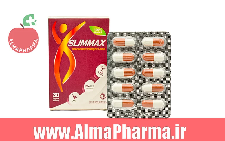 بنر نمای جلویی کپسول اسلیم مکس برای کمک به کنترل وزن و افزایش متابولیسم