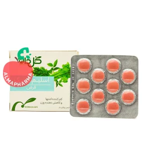 مای جلویی قرص اسلیم کوئیک گل دارو 30 عددی حاوی چای سبز، کرفس و شوید