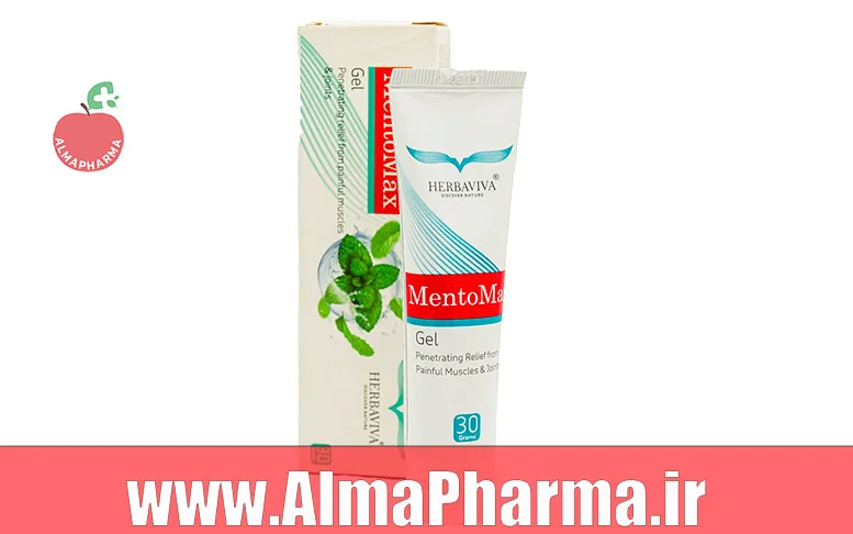 بنر نمای جلویی ژل منتومکس برای کوفتگی، گرفتگی عضلات و دردهای موضعی خفیف