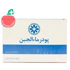 نمای جلویی پودر ماءالجبن نیاک ۱۰ عددی حاوی شیر تازه گاو، سرکه انگور و شکر