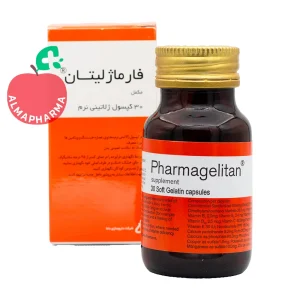 نمای جلویی کپسول فارماژلیتان دانا ۳۰ عددی مولتی ویتامین تقویتی حاوی عصاره جینسینگ