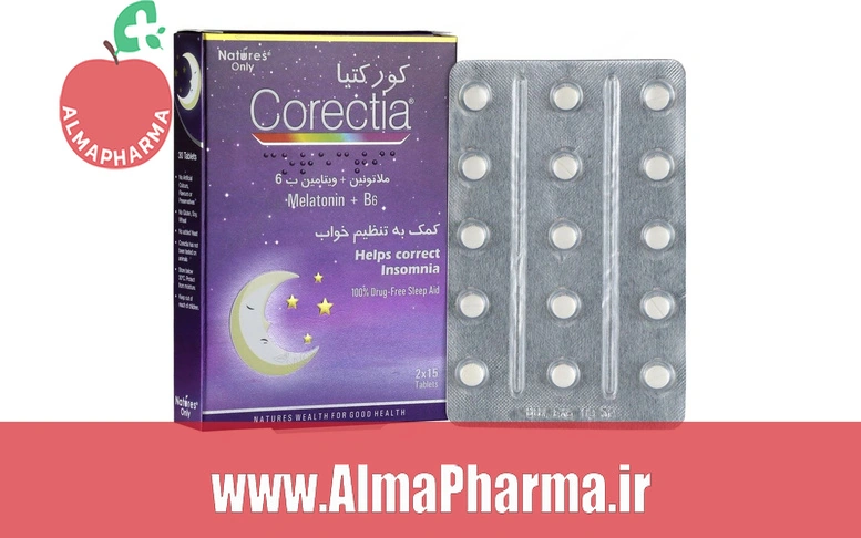 بنر نمای جلویی قرص کورکتیا