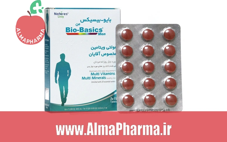 بنر نمای جلویی قرص بایوبیسیکس مردانه