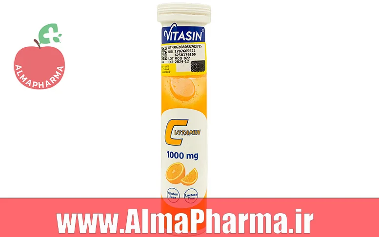 بنر نمای جلویی قرص جوشان ویتامین سی ۱۰۰۰ ویتاسین