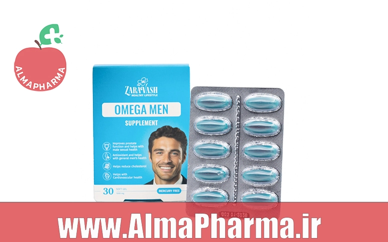 Omega Men Zaravash سافت ژل امگا من مخصوص آقایان ۳۰ عددی
