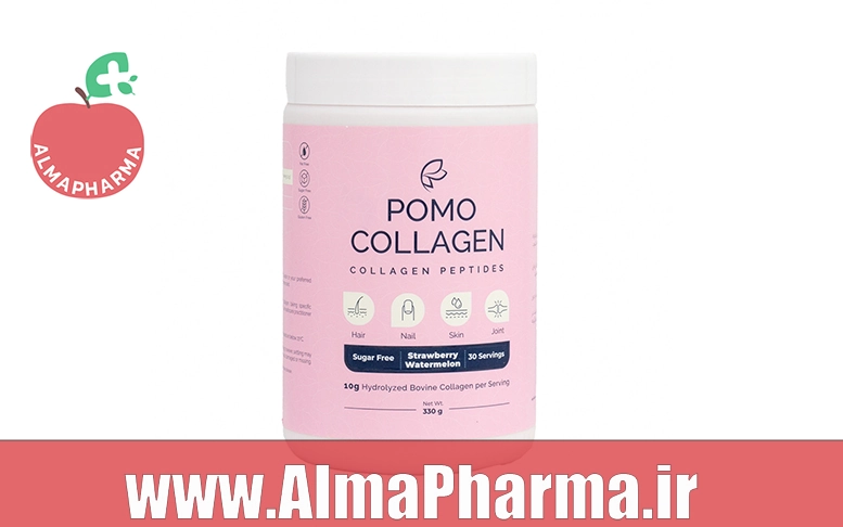 Pomo Collagen Powder پودر پومو کلاژن آدریان ۳۳۰ گرم