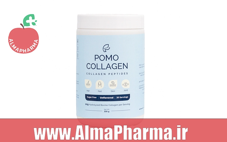 Pomo Collagen Powder پودر پومو کلاژن آدریان ۳۳۰ گرم