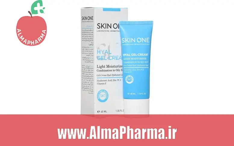 بنر نمای جلویی ژل مرطوب کننده هیال اسکین وان ۴۰ میلی لیتر