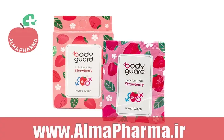 Bodyguard Strawberry Lubricant Gel ژل روان کننده توت فرنگی بادیگارد