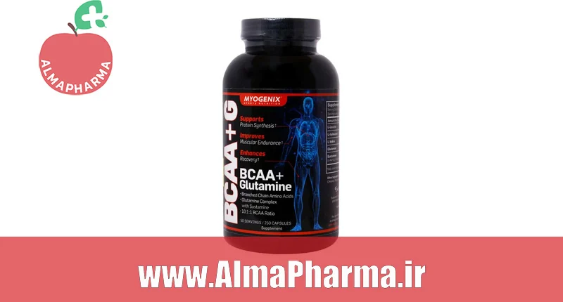 کپسول BCAA 10:1:1 و گلوتامین Myogenix