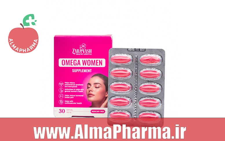 Omega Woman Zaravash سافت ژل امگا وومن بانوان ۳۰ عددی