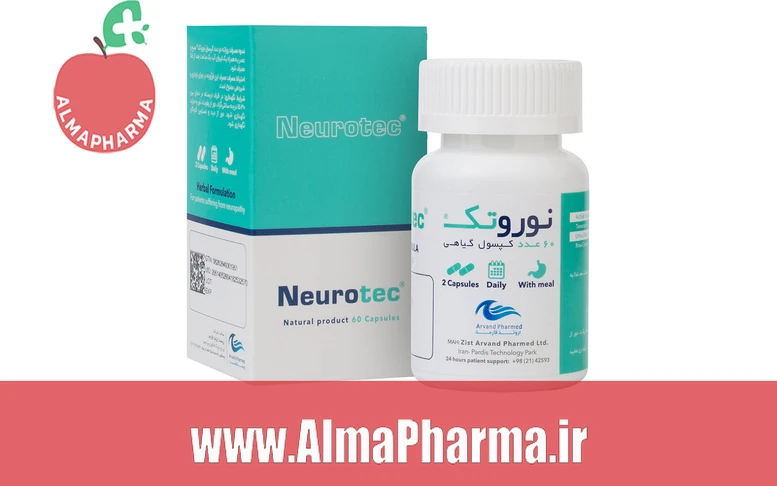 بنر تبلیغاتی کپسول نوروتک اروند فارمد ۶۰ عددی - مکمل تخصصی نوروپاتی و سلامت اعصاب
