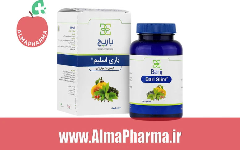 بنر تبلیغاتی کپسول باری اسلیم باریج ۶۰ عددی - مکمل تخصصی چربیسوز و لاغری
