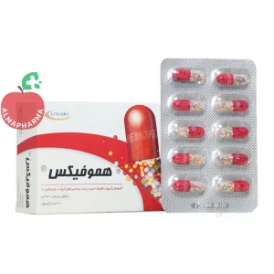 کپسول هموفیکس کیمیا آرا ۳۰ عددی - جعبه ۳۰ عددی - نمای جلو
