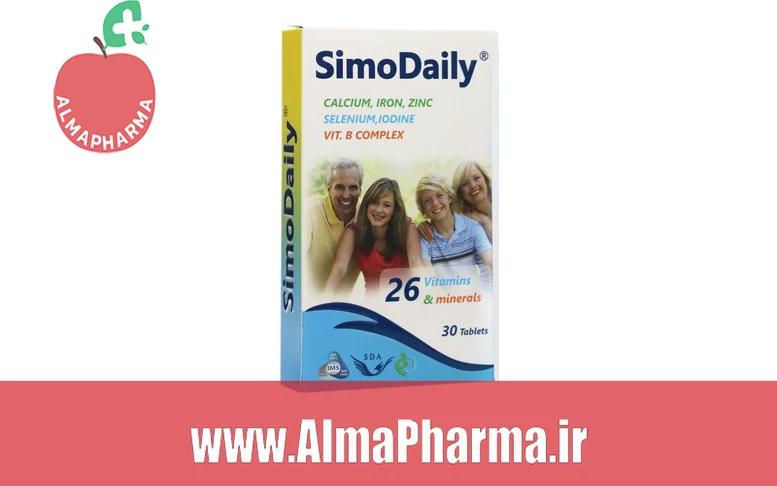 بنر محصول قرص مولتی ویتامین روزانه سیمودیلی سیمرغ دارو عطار ۳۰ عددی - مکمل مولتیویتامین و مینرال روزانه