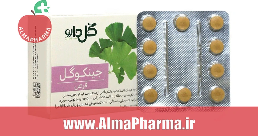 بنر تبلیغاتی قرص جینکوگل گل دارو ۳۰ عددی - مکمل تخصصی تقویت حافظه و گردش خون مغزی