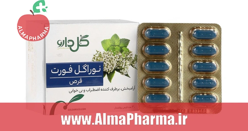 بنر تبلیغاتی قرص نوراگل فورت گل دارو ۳۰ عددی - مکمل تخصصی آرامبخش و بهبود کیفیت خواب