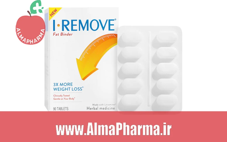 بنر تبلیغاتی قرص آی ریموو لیترامین تکاژه ۹۰ عددی - مکمل تخصصی کاهش وزن و کنترل اشتها
