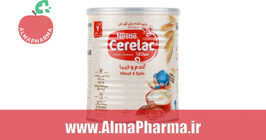 بنر محصول سرلاک گندم و خرما نستله ۴۰۰ گرمی - مکمل رشد و تقویت ایمنی کودکان