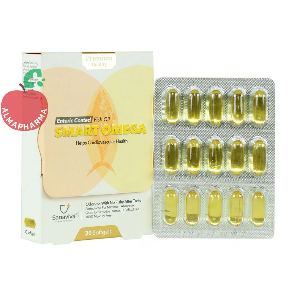سافت ژل اسمارت امگا ساناویوا 30 عددی