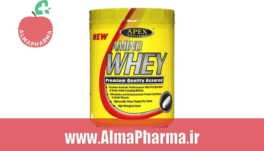 بنر تبلیغاتی قرص آمینو وی اپکس 400 عددی - مکمل تخصصی عضلهسازی و پیشگیری از تحلیل عضلانی